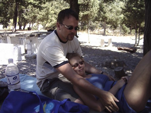 Pause an der der Kapelle Agios Thomas